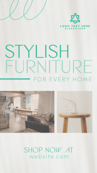 Stylish Furniture Store Facebook Story Preview