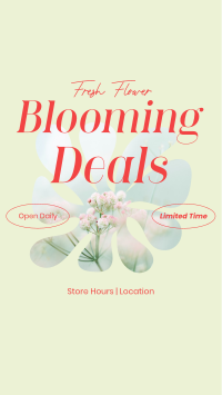 Fresh Flower Deals Instagram reel Image Preview