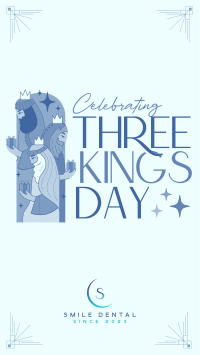 Modern Three Kings Day Facebook story Image Preview