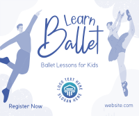 Kids Ballet Lessons Facebook post Image Preview