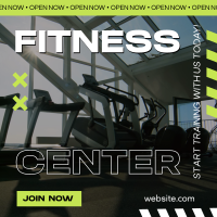 Fitness Training Center Instagram Post Design