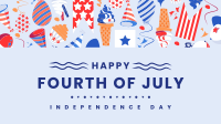 Fourth of July Party Facebook Event Cover Design