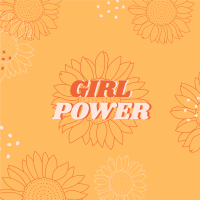 Girl Power Instagram Post Design