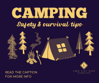 Cozy Campsite Facebook Post Design