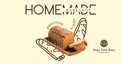 Homemade Bakeshop Facebook ad Image Preview