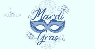Decorative Mardi Gras Facebook ad Image Preview