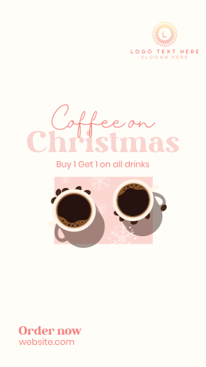Christmas Coffee Sale Instagram story Image Preview