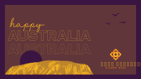 Australia Uluru Facebook Event Cover Design