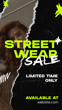 Streetwear Sale Instagram reel Image Preview