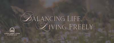 Balanced Life Motivation Facebook cover Image Preview