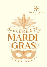 Celebrate Mardi Gras Flyer Design