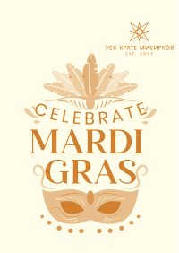 Celebrate Mardi Gras Flyer Image Preview