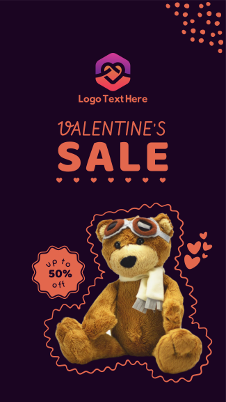Valentines Gift Sale Facebook story