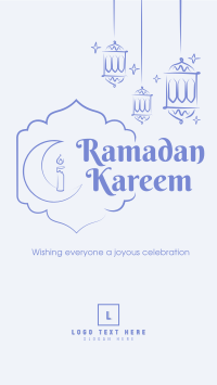 Ramadan Pen Stroke Facebook Story Design