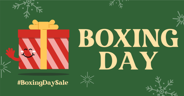 Boxing Day Gift Facebook Ad Design
