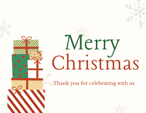 Christmas Countdown Thank You Card Image Preview