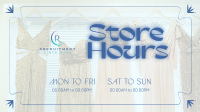 Sophisticated Shop Hours Facebook Event Cover Design