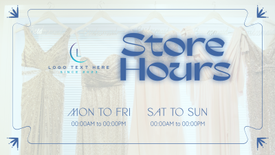 Sophisticated Shop Hours Facebook event cover Image Preview