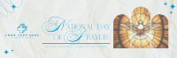 Elegant Day of Prayer Twitter header (cover) Image Preview