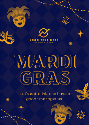 Mardi Gras Masquerade Poster Image Preview