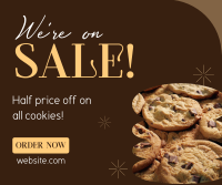 Baked Cookie Sale Facebook Post Design
