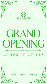 Grand Opening Celebrate Facebook Story Design