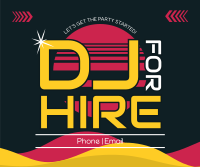Event DJ Services Facebook Post Design