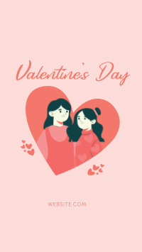 Valentine Couple Facebook Story Design