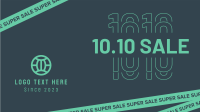 10.10 Super Sale Tape Facebook event cover Image Preview