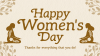 Rustic International Women's Day Facebook event cover Image Preview