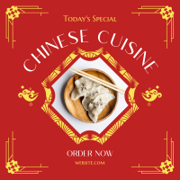 Chinese Cuisine Special Instagram Post Design