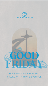 Good Friday Greeting YouTube Short Design