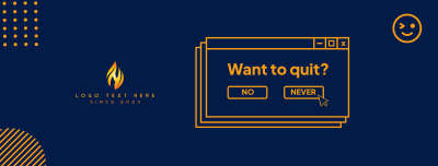 Want to Quit Facebook cover Image Preview
