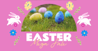 Cute Easter Bunny Facebook Ad Image Preview