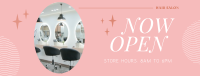 Hair Salon is Open Facebook Cover Image Preview