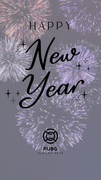 New Year Greeting Facebook Story Design