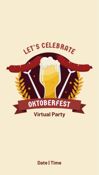 Celebrate Oktoberfest Facebook Story Design