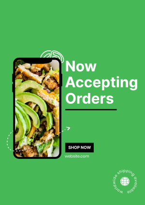 Food Delivery App  Poster Image Preview