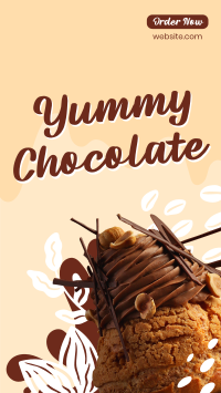 Chocolate Cupcake Facebook Story Design