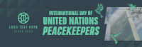International Day of United Nations Peacekeepers Twitter Header Design