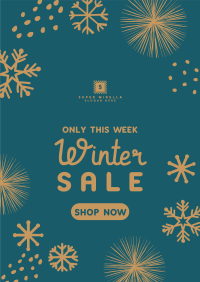 Decorative Winter Sale Poster Image Preview