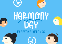 Harmony Day Diversity Postcard Image Preview