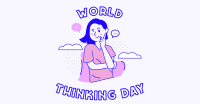 Woman Thinking Day Facebook Ad Design