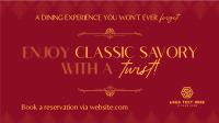 Classic Elegant Restaurant Animation Preview
