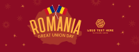 Romania Great Union Day Facebook cover Image Preview
