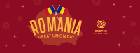 Romania Great Union Day Facebook Cover Image Preview