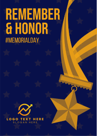 Memorial Day Badge Flyer Image Preview