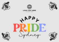 Pastel Pride Celebration Postcard Design