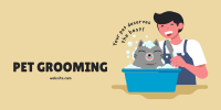 Grooming Cat Twitter post Image Preview