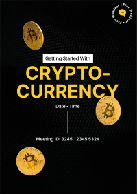 Cryptocurrency Webinar Poster Design